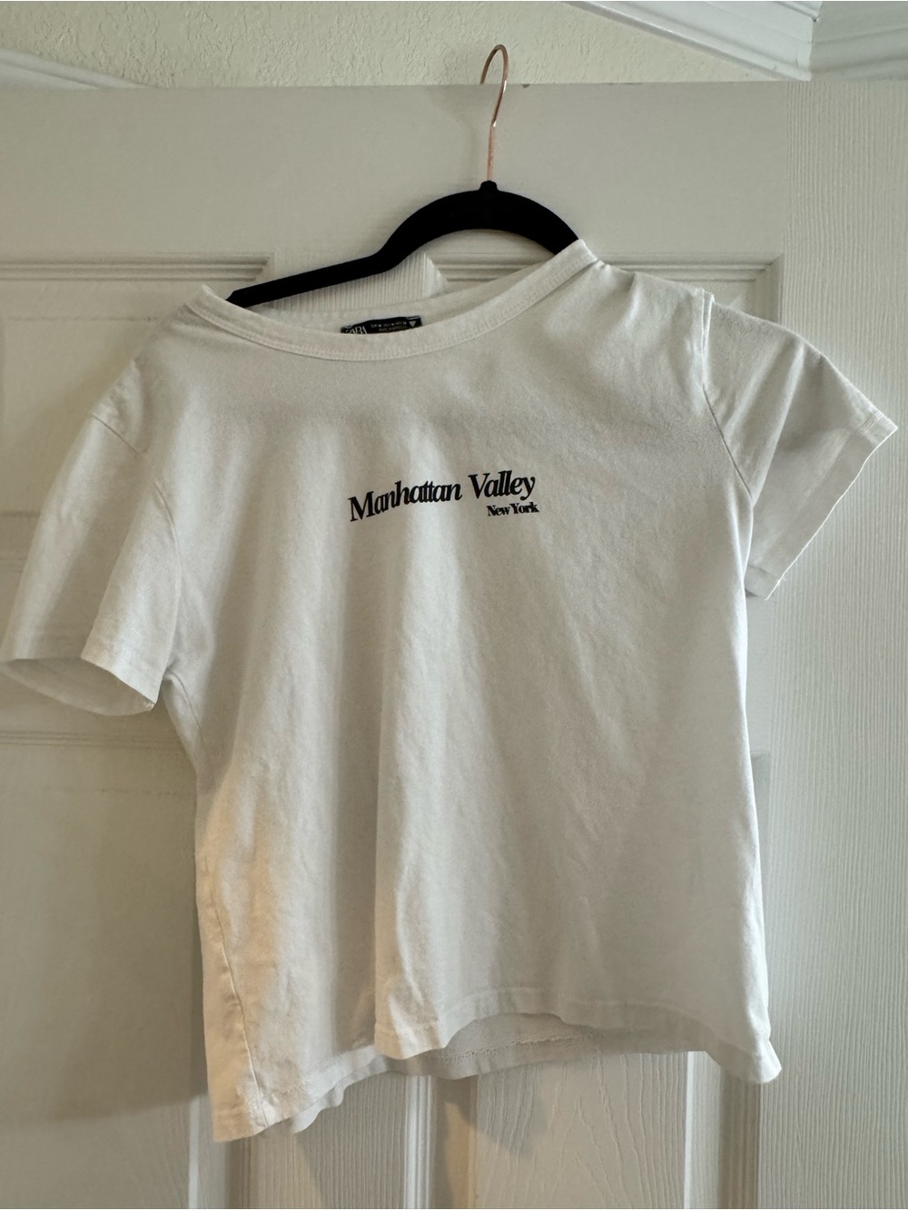 Zara White Graphic Tee